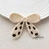 Tecido Tricô Série Mi Ka com Laço Semi-Acabado Flor de Sapato DIY Acessórios para Bolsa Chapéu Leggings Acessórios de Vestuário