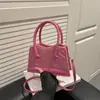 Bolso de Piel para Mujer 2026 Temporada de Verano Nuevo de Moda Bolso de Lana de Cordero Diseño Nicho Ballet para Mujer Bolso Cuadrado Pequeño Venta al por Mayor