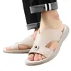 Superventas de Amazon Transfronterizo para Hombre Verano Transpirables Antideslizantes Suela Suave Uso Exterior Playa Doble Uso Chanclas 1115