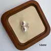 Brincos de Pérola Imitação Estilo Febril Deusa para Coque, Elegantes Simples de Alta Qualidade com Pino de Prata e Recursos Antialérgicos para Mulheres
