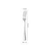 Tenedor de Acero Inoxidable 1010 Tenedor para Bistec Hotelero Tenedor para Ensalada Postre Fruta Hogar Mango Largo Vajilla Europea y Americana Tenedor para Comida Occidental