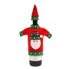 Suministro de fábrica Decoraciones navideñas al por mayor Juego de botellas de vino Decoración navideña Creativo Papá Noel Muñeco de nieve Alce Botella de vino tinto