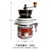 Moedor de café vintage, moedor de café manual, moedor de café de cerâmica, moedor de grãos de café estilo europeu