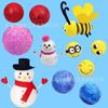 Bolas de Espuma de Poliestireno, Bolas de Espuma Coloridas, Materiales de Decoración DIY Hechos a Mano para Jardín de Niños