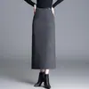 Moderna Falda Adelgazante de Lunares para Mujer, Otoño 2026 Nuevo, Cintura Alta, Recta Suelta, Bodycon