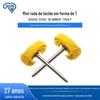 Mini T pequena roda de pano de polimento roda de pano amarelo com alça de roda de pano de moagem cabeça de pano de algodão roda de pano branco roda de pano pendurado moagem Acessórios Atacado