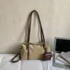 Bolso Almohada Retro de Gamuza para Mujer 2026 Nuevo Bolso de Hombro Grande para Viajes Diarios Bolso de Axila Bolso Cruzado Versátil de Moda