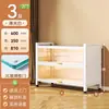 Estantería de Acero con Vidrio Transparente y Puertas, Vitrina a Prueba de Polvo, Armario de Almacenamiento de Hierro para Figuras de Modelo