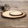 Piezas de Madera Ovaladas para Pintar DIY Educación Temprana Graffiti para Niños Piezas de Madera Madera Maciza Letreros Colgantes Manualidades Creativas de Madera Hechas a Mano