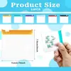 Bolsas ecológicas de EVA para pastillas en stock, Bolsas transparentes de EVA con cierre automático para joyería, Bolsas de almacenamiento con cremallera para joyería y granos de café