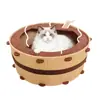 Nido de Gato de Fieltro, Universal para Todas las Estaciones, Resistente al Desgaste y que No Suelta Pelo Rascador para Gatos, Casa para Gatos, Nido Nuevo para Gatos, Semicerrado