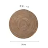 Amazon Nórdico Simples Estilo Trama Imitada Lama de Diatomáceas Almofada Macia Sala de Jantar Absorção de Água Secagem Rápida Jogo Americano Cozinha Antiderrapante Porta-copos