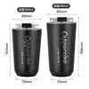 Taza de Acero Inoxidable 304 Engrosada con Aislamiento al Vacío, Aspecto de Alta Calidad, Portátil, para Coche, Taza de Café para Exteriores, Vaso de Agua Simple para el Hogar