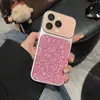 Torna-se instantaneamente protetor de lente glitter 17promax adequado para capa de telefone Apple 16 iPhone 15 avançado janela grande 131
