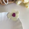 Clip de Pelo Colorido Flor Dopamina Dulce para Mujeres 2026 Nuevo Pinza Lateral Dulce y Linda Accesorio para el Cabello