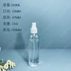 Estoque Disponível do Fabricante de Frascos Pequenos Transparentes com Spray em Várias Especificações, Frascos de Spray Transparentes de Plástico PET, Frascos de Spray para Líquido com Álcool Desinfetante