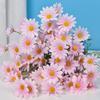 Simulação Margarida 5 holandês crisântemo camomila segurando flores casamento decoração casa foto falsa flores fábrica atacado