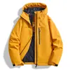 Nuevo Traje de Esquí Grueso Cortavientos Cálido Integrado de Lana de Cordero Ropa Deportiva Casual de Algodón para Exteriores Otoño Invierno Hombres Mujeres Pareja
