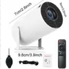 Proyector Factory HY300 HD 4K para Proyección en Pared de Hogar y Dormitorio, Tiro Corto, Soporta Personalización para Comercio Exterior
