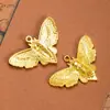 42 * 27MM aleación mariposa colgante polilla DIY accesorios hechos a mano collar calavera accesorios punk vintage colgante