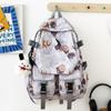 Moda marca escola saco masculino personalizado grafite Sports Leisure College mochila de estudante comércio exterior nova mochila de grande capacidade moda