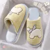 Chinelos de algodão Baotou, estilo primavera e outono para mulheres, chinelos internos pós-parto, adequados para uso doméstico, com sola fina, podem ser usados ao ar livre e adequados para todas as estações