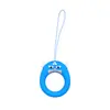 Cordão para Celular com Argola de Fixação Anel de Silicone Boneco de Desenho Animado Cordão de Silicone Universal para Celular Argola de Corda Fofa para Celular Argola
