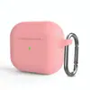 Nuevo Modelo 2021 Adecuado para Apple Airpods3 Estuche Protector Estuche Protector de Silicona Engrosado para la 3ª Generación Estuche Integrado para Auriculares