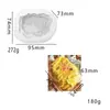 Molde Squishy Formato Urso Durian Squishy DIY Alívio de Estresse Sanduíche Biscoito Pão Squishy Molde de Silicone Artesanal