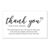 Tarjeta de agradecimiento blanca tarjeta de regalo de agradecimiento simple decoración de regalo INS mensaje tarjeta de felicitación tarjeta pequeña de moda en internet