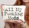 Nueva Bolsa de Maquillaje Impermeable de Lino de Amazon Más Vendida Bolsa de Cosméticos para Maestra Bolso de Mano Neceser Bolsa de Almacenamiento Bolsa Pequeña de Tela