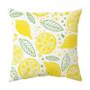 Nueva Serie de Fundas de Almohada Estampadas con Patrón de Fruta de Limón de Verano de Amazon Funda de Almohada para Coche y Sofá Transfronteriza