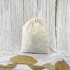 Bolsa de algodón de hilo puro, bolsa de algodón para decocción, sopa, condimento, filtro, bolsa de escoria, bolsa de hilo de algodón con cordón para té de especias marinadas