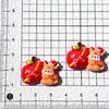 Sombrero de Dibujos Animados de Color Sólido Accesorios de Resina para Manualidades Ciervo Pegamento de Crema Pasador Tocado Funda de Teléfono Móvil Colgante Material para Joyería