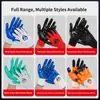 Guantes de Protección Laboral de Nylon Nitrilo Látex Calibre 13 para Exportación, Resistentes al Desgaste, Engrosados, Recubiertos de Nitrilo, Antideslizantes para Sitios de Construcción