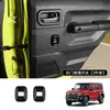 Adecuado para 25 modelos de Suzuki Jimny Nomade, juego completo de kit de modificación interior Jimny de color negro brillante