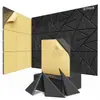 Placa de Feltro Colorida Placa Doméstica para Isolamento Acústico Decoração de Parede para Sala de Transmissão ao Vivo Placa Absorvente de Som de Fibra de Poliéster Quadro de Recados de Feltro
