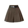 Falda midi de mezcla de lana, falda corta de cintura alta, colección de otoño, moda para mujer, nuevo estilo 2026, combinada con un suéter, falda de línea A, falda lápiz, falda ajustada, 6
