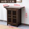 Mesa para Recibidor Moderno Simple de Pared de Madera Maciza con Vitrina y Vista Lateral Estante Zen de Almacenamiento Estrecho Consola Chinoiserie Nueva