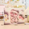 Bolsa para Archivos A4 Estilo Expansión de Dibujos Animados Bolsa de Almacenamiento para Papelería de Estudiante Bolsa Lateral con Tirador de Anillo de Capibara Lindo Bolsa Impermeable para Información