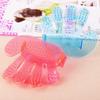 Cepillo de Masaje Guantes para Baño de Mascotas Eliminación de Pelo de Perro y Gato Limpieza Suministros de Aseo Eliminación de Pelo Anti-Arañazos Productos para el Cuidado de Gatos