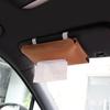 Suministro Directo de Fábrica en stock caja de pañuelos para coche banda elástica europea almacenamiento de pañuelos bolsa de almacenamiento colgante multidireccional para coche