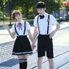 Verano nuevo estilo universitario japonés y coreano ropa de clase Nuevo elegante camisa traje de uniforme escolar elegante