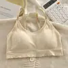Ropa Interior para Mujer con Copas Fijas de una Sola Pieza, Sujetador Tipo Camiseta Cómodo sin Costuras para Período de Desarrollo Temprano, Estudiantes de Secundaria, Reunión y Sujetador Adolescente Anticaída