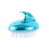 Escova de Shampoo Transparente de Cristal Ferramenta de Massagem para o Couro Cabeludo Raspador de Cabeça Doméstico Pente de Shampoo Escova de Massagem para Limpeza da Cabeça