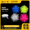 Juego de seis fundas de silicona para conservación de alimentos, elásticas, multifuncionales, universales, con película de conservación redonda sellada.