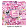50 pegatinas de graffiti Y2K transfronterizas estilo ins fresco pequeño goo card decorativas para funda de teléfono móvil pegatinas para equipaje impermeables
