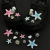 Accesorios Morado Taro para Zuecos de Mariposa Iris DIY Creativos Lindos Hebillas Decorativas para Zapatos para Niñas, Dijes Desmontables para Zapatos