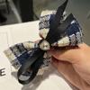 Corea del Sur Dongdaemun diseño industria pesada textura negra francesa lazo de niña Joker banda para el cabello accesorios para el cabello mujer Venta al por mayor
