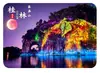 Paisaje del Río Li en Guilin, Montaña Nariz de Elefante, Torres Gemelas del Sol y la Luna, Campos de Arroz en Terraza de Longji, Imanes de Refrigerador de Vidrio, Decoración Cultural y Creativa de Souvenir Turístico